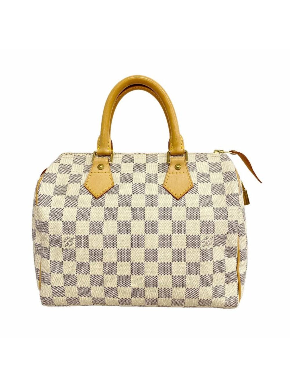 Louis Vuitton Handbag Damier Azur Speedy 25 White